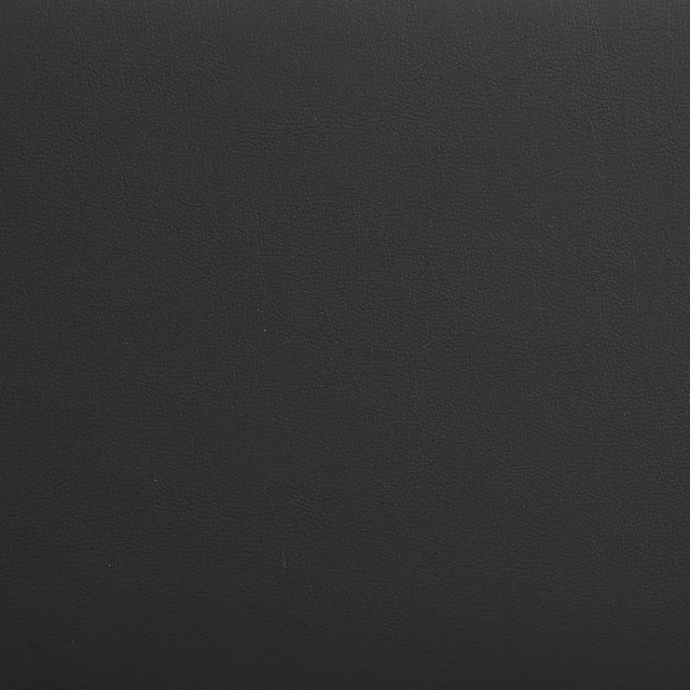 Lit LED simple EVAN 90x190 cm, avec sommier, revêtement en synthétique noir>Idimex Discount