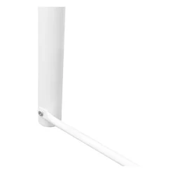 Generic Lit mezzanine ELIOT 140 x 190 cm - Métal - Sommier inclus - Blanc* Lit Mezzanine