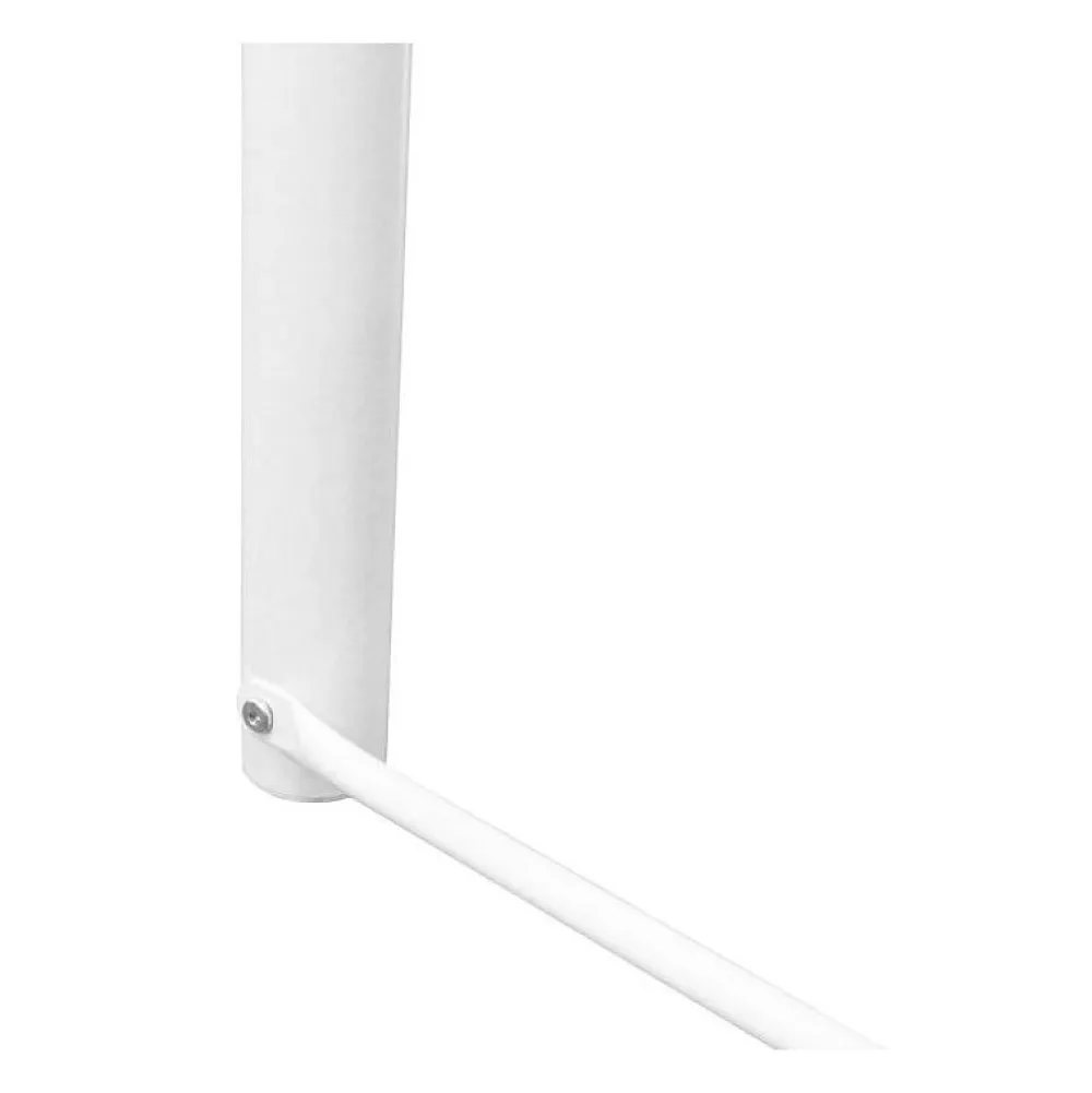 Generic Lit mezzanine ELIOT 140 x 190 cm - Métal - Sommier inclus - Blanc* Lit Mezzanine