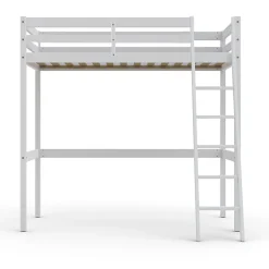 Lit Mezzanine 90x190cm blanc SALA avec incl. Sommier et échelle>Bb Loisir Best