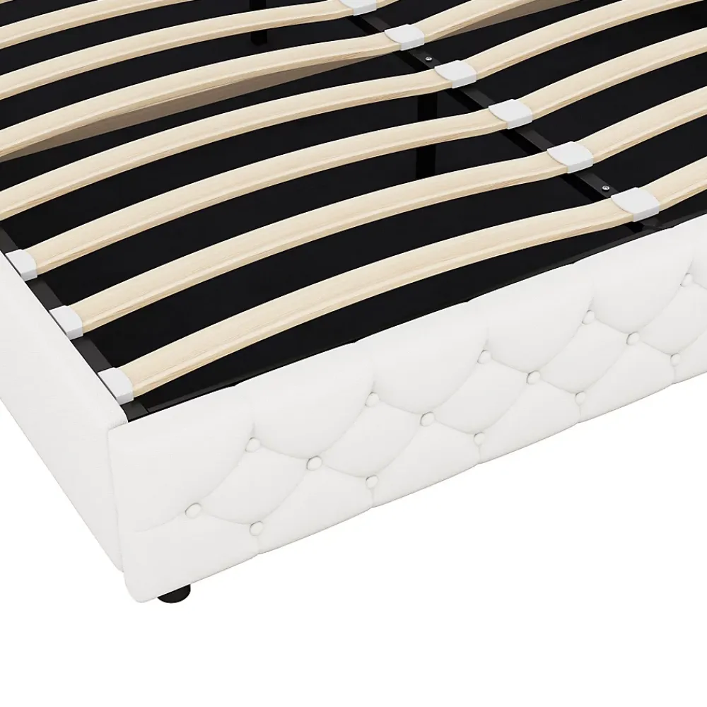 Fortuna lai Lit multifonction 180x200cm avec stockage hydraulique, Beige*Enfant Lit Enfant