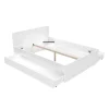Weber Industries Lit OSLO 140x200 + 2 tiroirs / Blanc* Lit Double