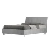 Lit rangement béton Demas 140x200 avec tête de lit inclinée>Ityhome Online