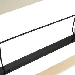 Lit rembourré hydraulique 160x200cm, lit double, tête de lit de rangement avec port usb et type c, lin,beige,avec matelas><noscript><img width=