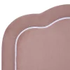 Blackcolors Lit rembourré LED 90 x 200 cm, tête de lit réglable, rose,* Lit Avec Rangement