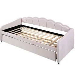 Lit Repos 90X200Cm Led Velours Rose>Blackcolors Clearance