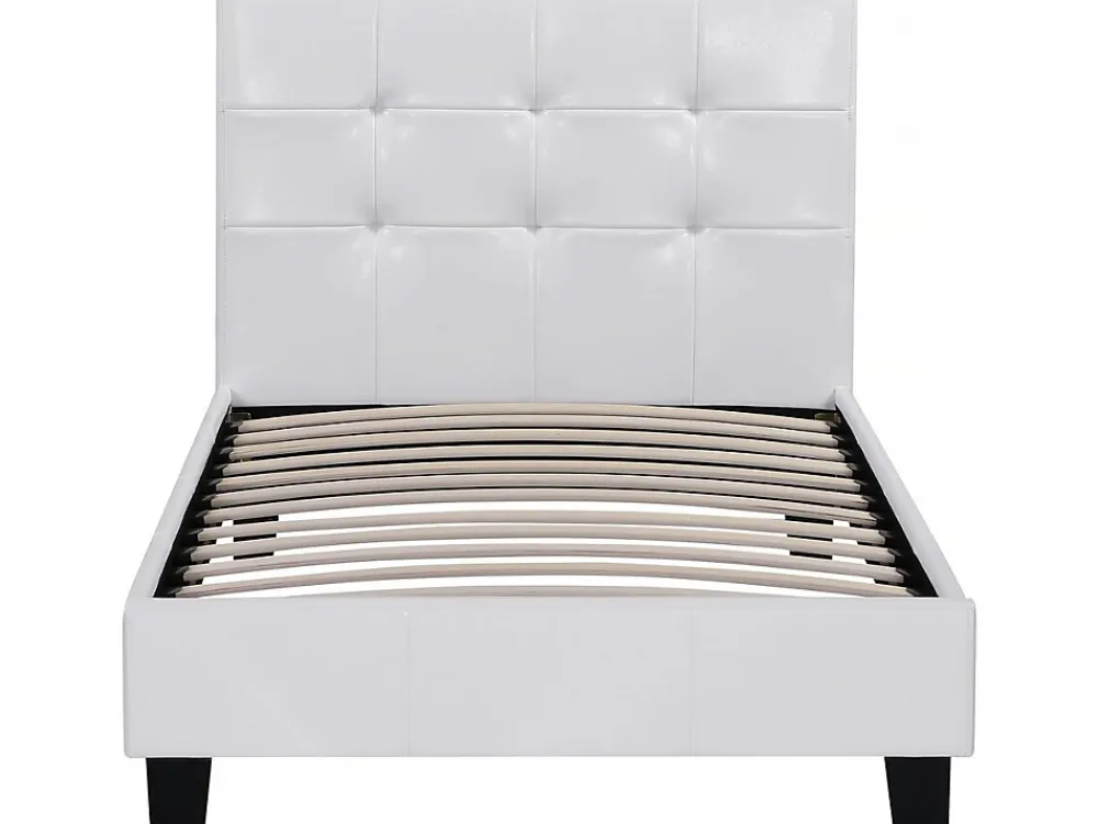 Habitat Et Jardin Lit simple en pvc "Julia" 90 x 190 cm Blanc* Lit Coffre