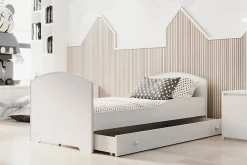 Lit simple Luk 160x80 avec tiroir><noscript><img width=