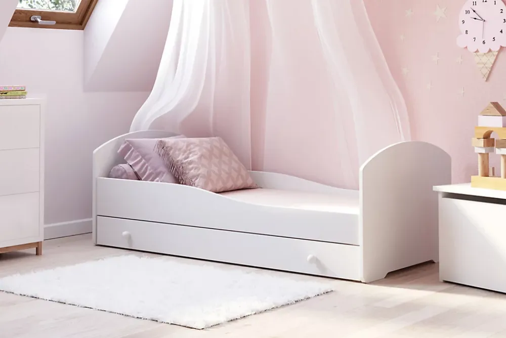 Kobi Lit simple Luk140x70 avec tiroir* Lit Avec Rangement