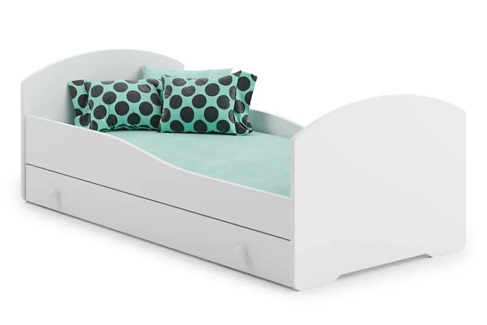 Kobi Lit simple Luk140x70 avec tiroir* Lit Avec Rangement