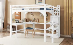 Lit Simple 90x200cm, Canapé-Lit, Éclairage Ambiant, Rangement, Naturel><noscript><img width=