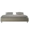 Lit sommier avec sommier capitonné 180x210 cappuccino simili cuir Azelia>Ityhome New