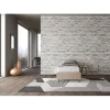 Ityhome Lit Sommier avec sommier capitonné 80x210 Azelia simili cuir gris tourterelle* Lit Coffre