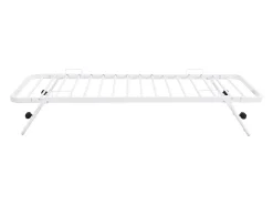 Lit sommier d'appoint pliant 90 x 190 cm - Métal - Blanc - ADONIS II><noscript><img width=