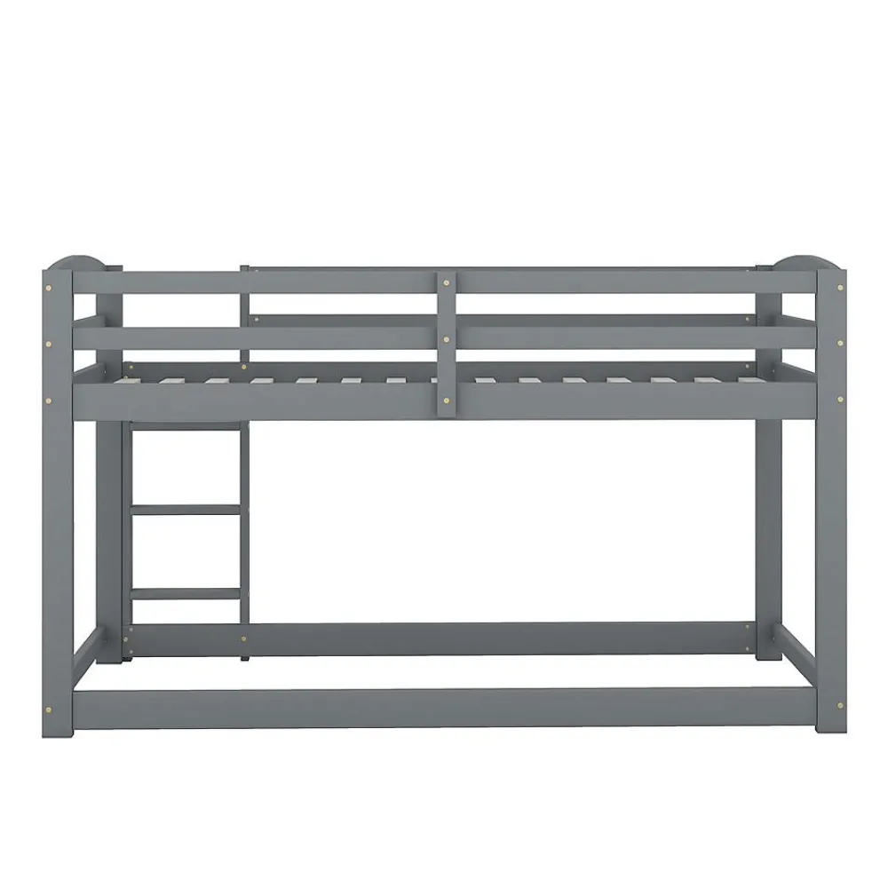 Lit Superposé Enfant 90X200Cm Pin Gris>Blackcolors Outlet