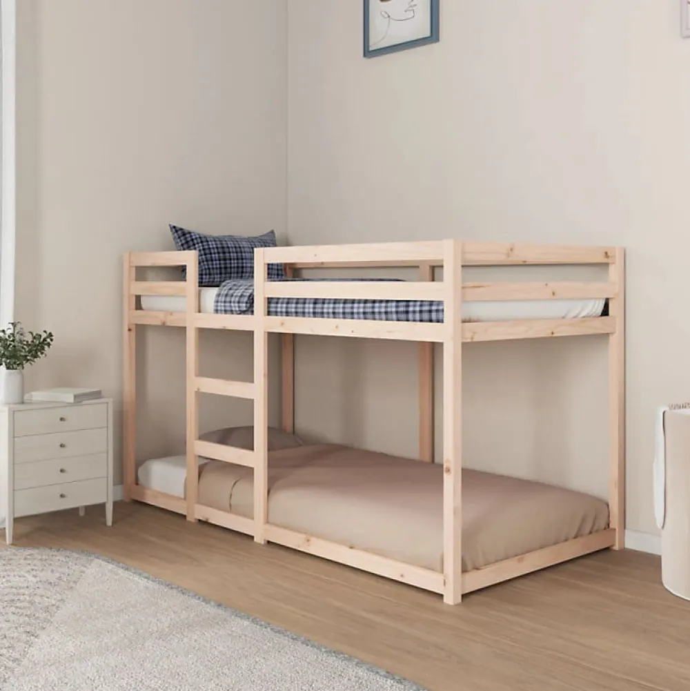 Lit superposé sans matelas 90x190 cm bois de pin massif>Vidaxl Best