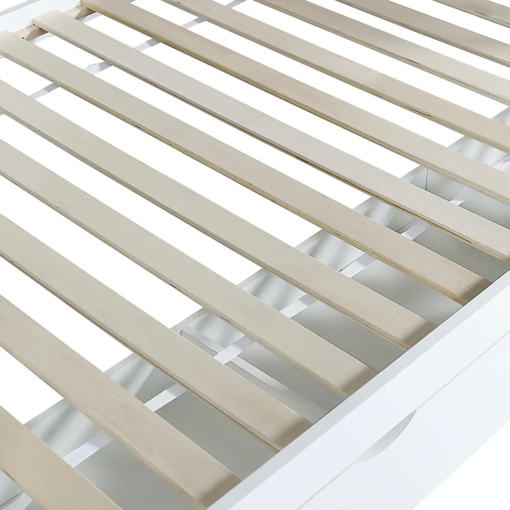 Lit superposé 90x200 cm, avec fenêtre, toboggan, étagères, 4 rangements, cadre bois>Fortuna lai Hot