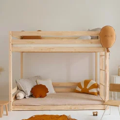 Lit superpose 90x200 au sol sommiers inclus Anaëlle Bois><noscript><img width=