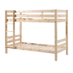 Petits-Meubles Lit Superpose 90x200 Hauteur 160 cm Sommier Inclus Vipack Pino - Bois*Enfant Lit Enfant