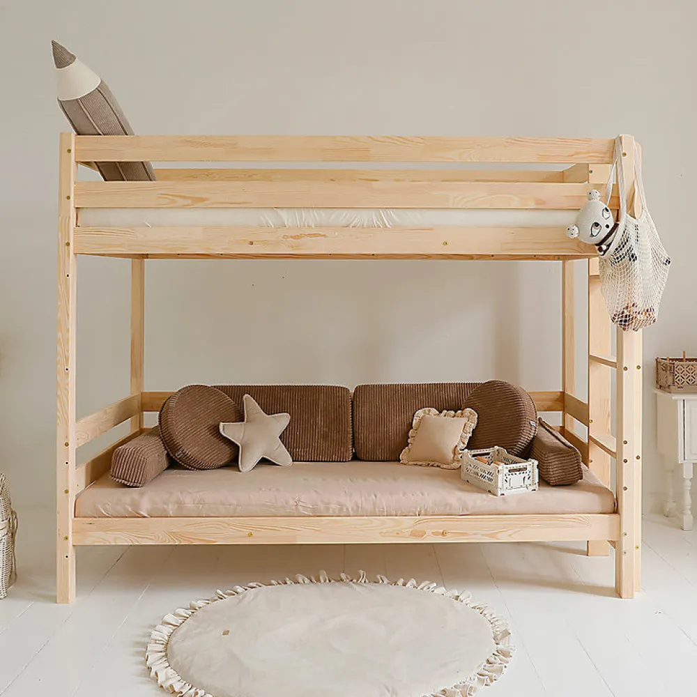 Lit superpose 90x200 sommiers et tiroir inclus Anaëlle Bois>Petits-Meubles Best