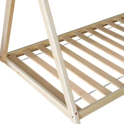 Lit tipi pour enfant 190x90cm en bois VALENTIN -><noscript><img width=