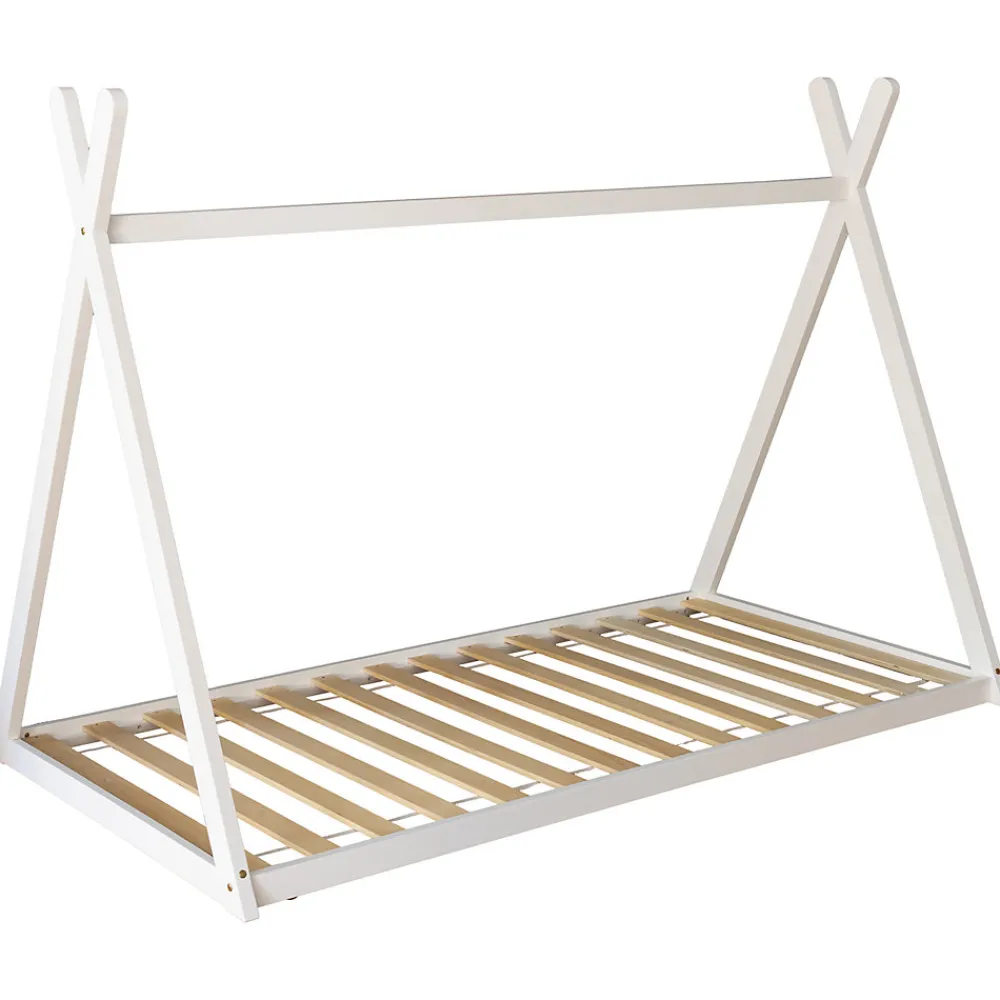 Lit tipi pour enfant 190x90cm blanc VALENTIN ->Happy Garden Clearance
