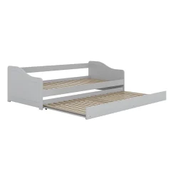 Petits-Meubles Lit 90x200 sommier et tiroir inclus Kocot Kids Allison Blanc* Lit Gigogne