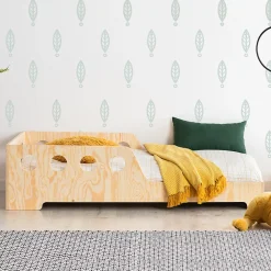 Petits-Meubles Lit 90x190 sommier inclus Adrien Bois*Enfant Lit Enfant
