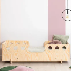 Lit 90x200 sommier inclus Anaïs Bois>Petits-Meubles Discount
