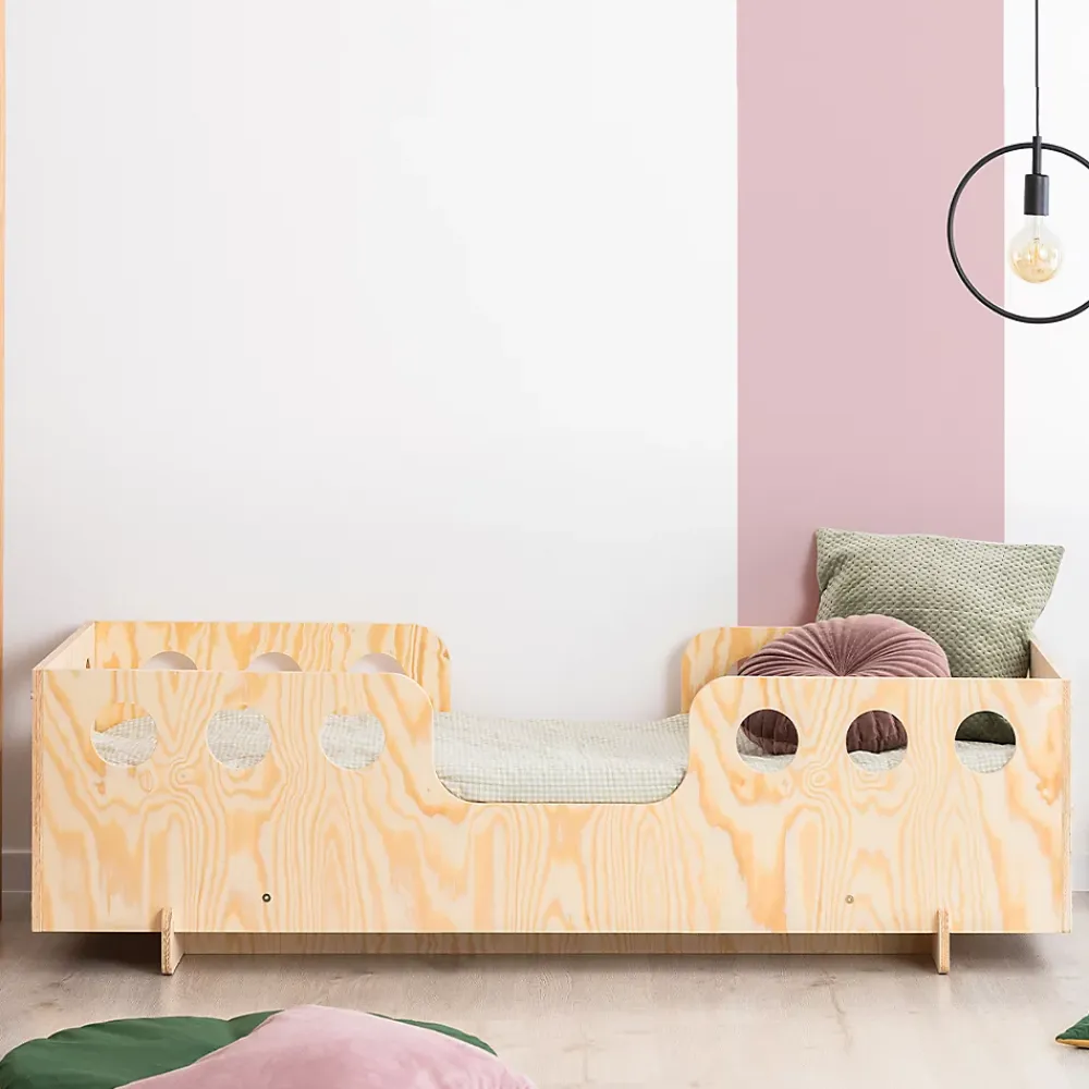 Petits-Meubles Lit 90x190 sommier inclus Anaïs Bois*Enfant Lit Enfant