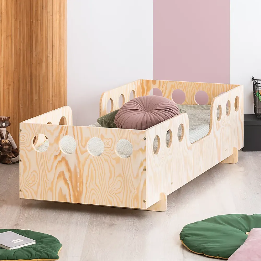 Petits-Meubles Lit 90x190 sommier inclus Anaïs Bois*Enfant Lit Enfant