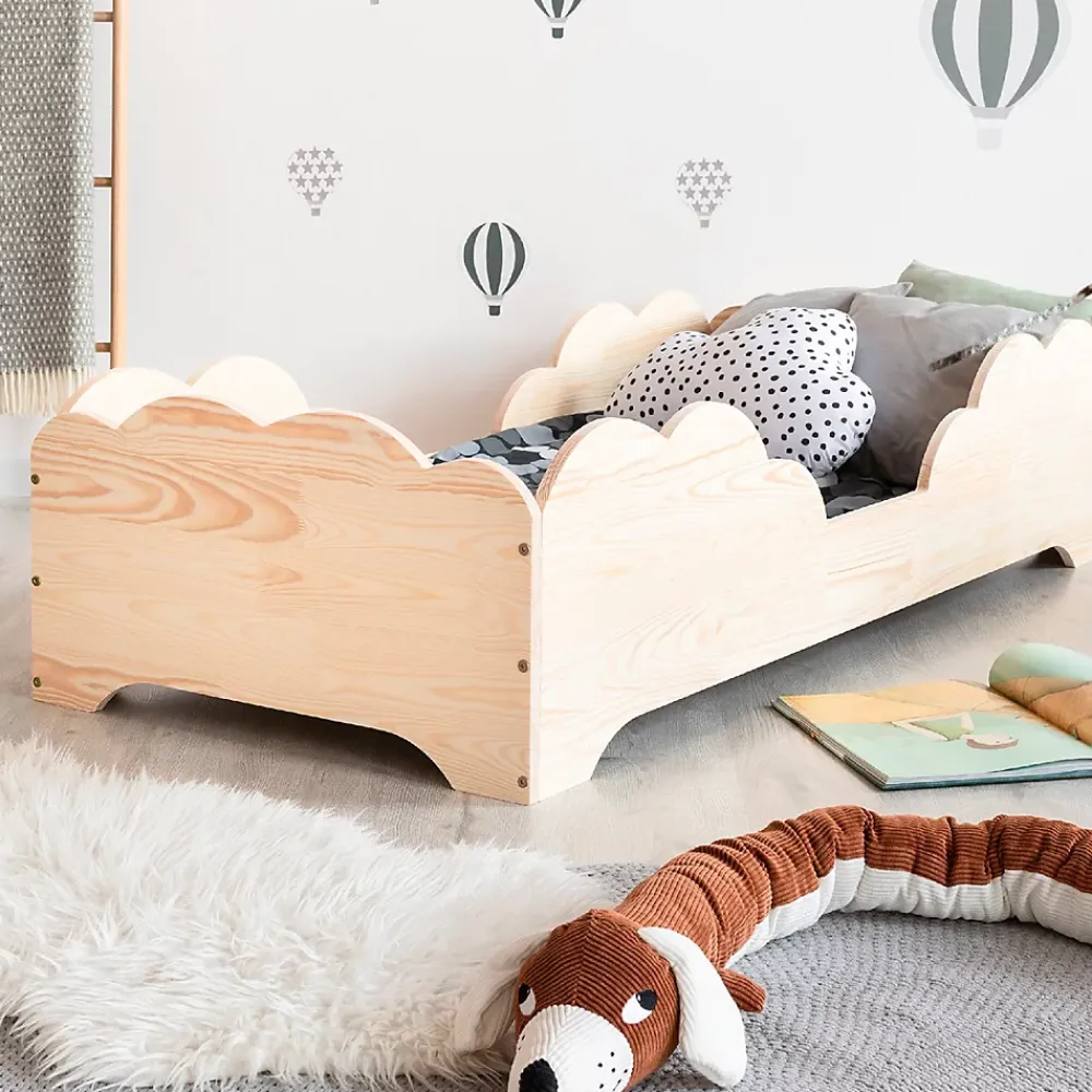 Petits-Meubles Lit 90x190 sommier inclus Josy Bois*Enfant Lit Enfant
