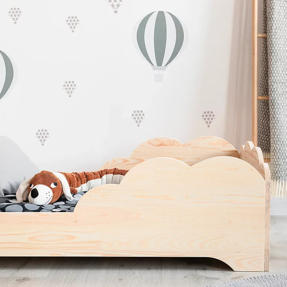 Petits-Meubles Lit 90x190 sommier inclus Josy Bois*Enfant Lit Enfant