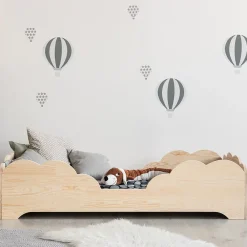 Petits-Meubles Lit 90x190 sommier inclus Josy Bois*Enfant Lit Enfant