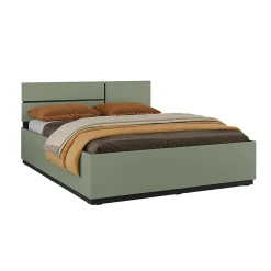 Lit 160x200 sommier inclus Lilia Vert>Petits-Meubles Discount