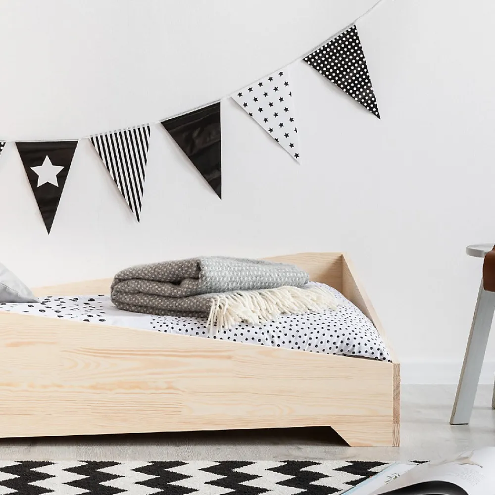 Lit 90x190 sommier inclus Solène Bois>Petits-Meubles Online