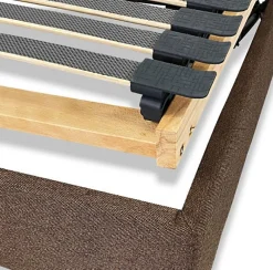 Essenzia Zen Literie électrique Ensemble DETENTE marron - Classic ressorts 2x80x200 Ressorts* Ensemble Sommier Et Matelas