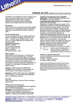 Lithofin allex 1l - Gamme professionnelle* Nettoyant Et Entretien Pour Sol