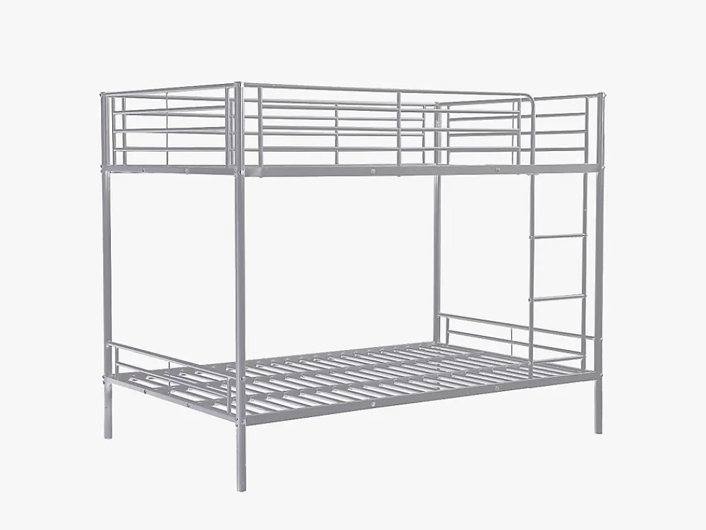 Lits superposés - 2 x 120 x 190 cm - Argent - DUOTIS>Vente-unique Online