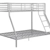 Lits superposés ELEVATIO IV - 90 et 140 x 190 cm - Acier - Argent>Vente-unique Best