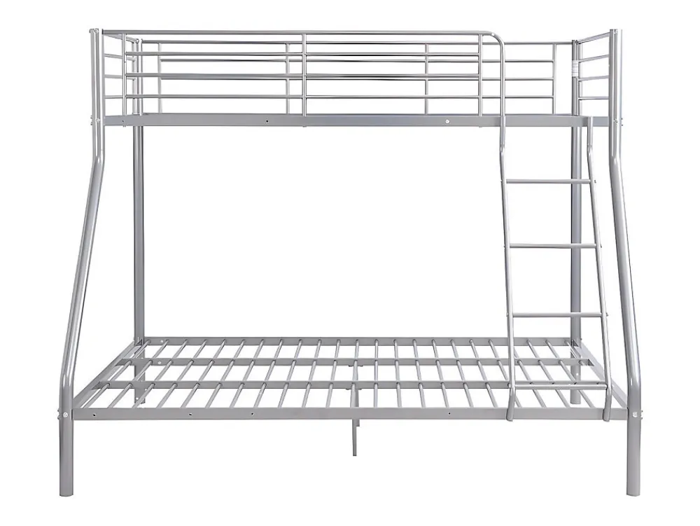 Lits superposés ELEVATIO IV - 90 et 140 x 190 cm - Acier - Argent>Vente-unique Best