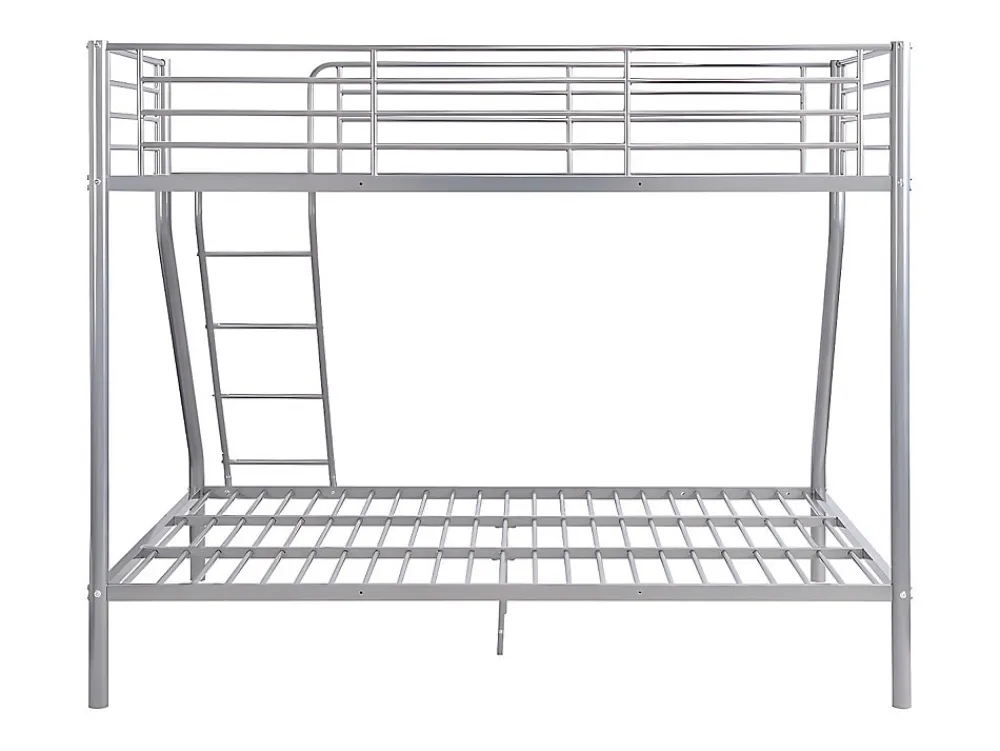 Lits superposés ELEVATIO IV - 90 et 140 x 190 cm - Acier - Argent>Vente-unique Best