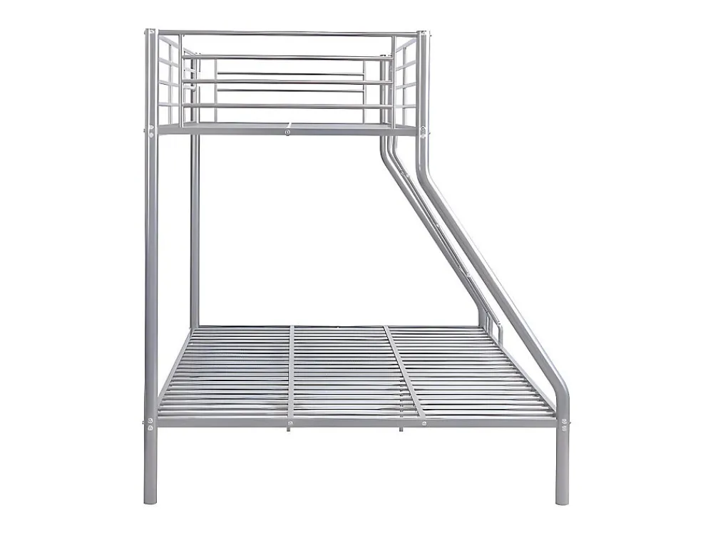 Lits superposés ELEVATIO IV - 90 et 140 x 190 cm - Acier - Argent>Vente-unique Best