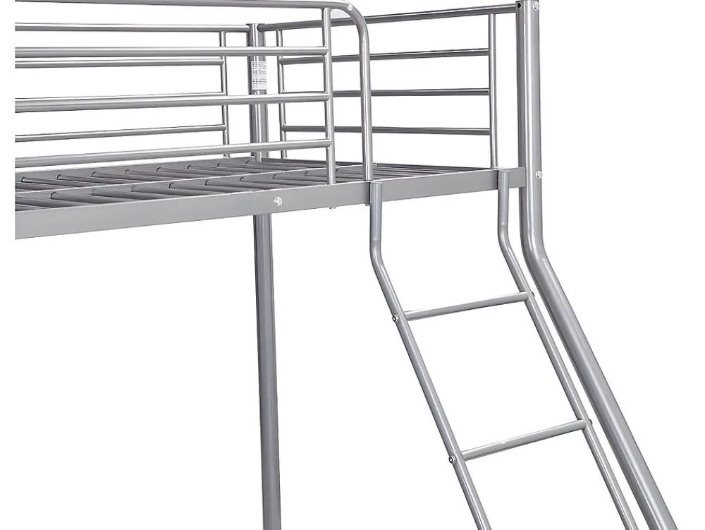 Lits superposés ELEVATIO IV - 90 et 140 x 190 cm - Acier - Argent>Vente-unique Best