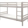 Lits superposés séparables enfant - 2x90x200 cm - Pin massif gris clair - Sommier inclus - ANDO>Generic Clearance