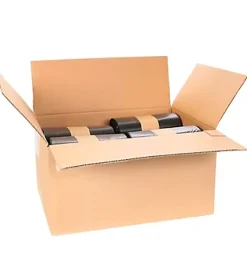 Lot 500 sacs poubelle à déchet Rouleaux de 20L 30L 50L 100L 110L 130L Litres Taille - 20L-NOIR><noscript><img width=