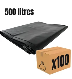 Pro Et Discount Lot 100 sacs poubelle à déchets Housses de conteneur 500L litres container à ordure* Sac Poubelle