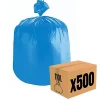 Pro Et Discount Lot 500 sacs poubelle à déchet Rouleaux de 20L 30L 50L 100L 110L 130L Litres Taille - 110L-BLEU* Sac Poubelle