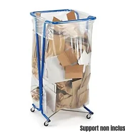 Pro Et Discount Lot 500 sacs poubelle à déchet Rouleaux de 20L 30L 50L 100L 110L 130L Litres Taille - 100L-TRANSP* Sac Poubelle