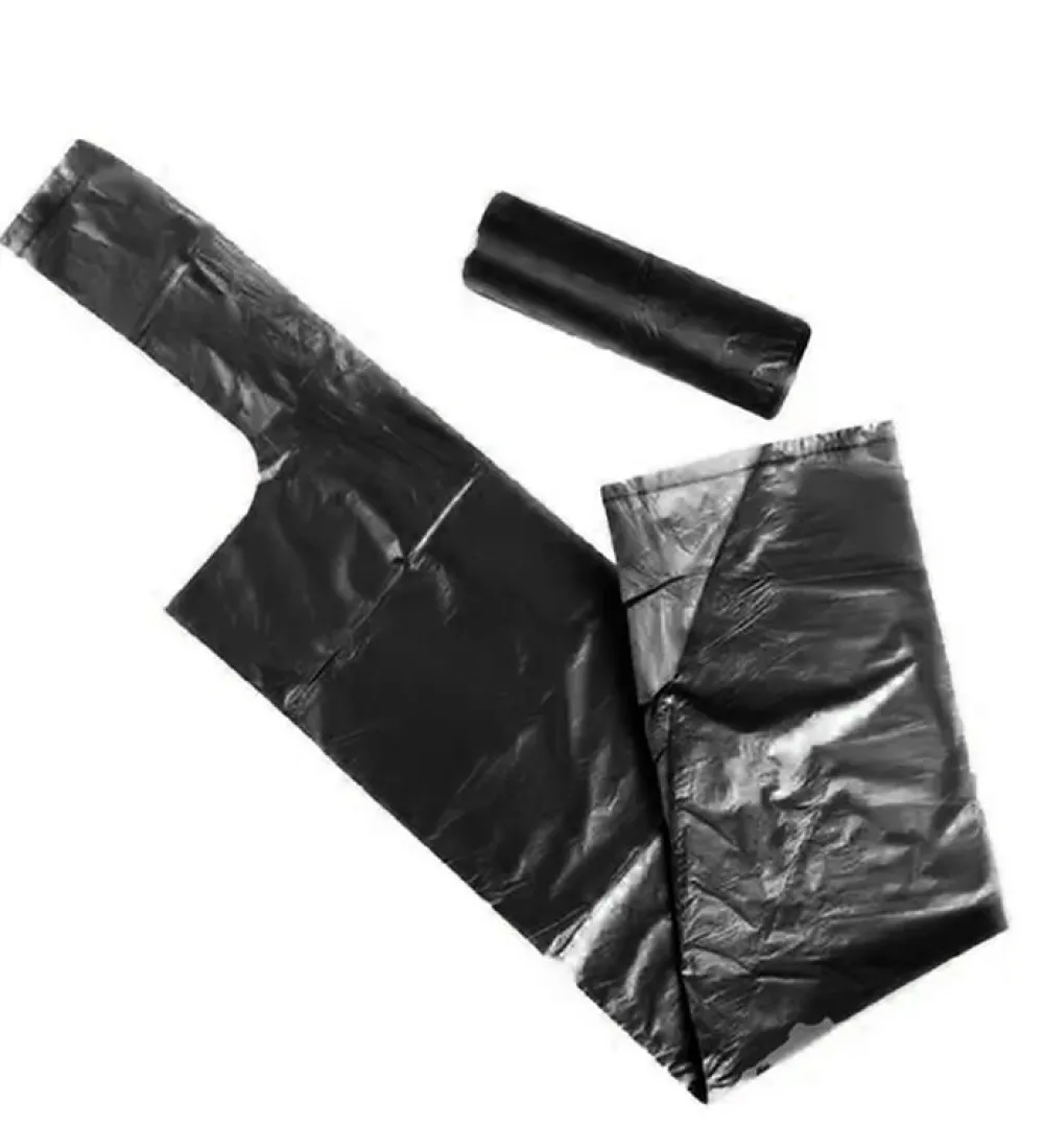Lot 500 sacs poubelle noirs 110L litres avec anses rouleaux sac à déchets>Pro Et Discount Discount